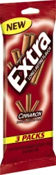 EXTRA Cinnamon Sugarfree Gum, multipack total