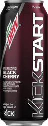 Mountain Dew Sparkling Juice Beverage , Energizing Black Cherry Flavored