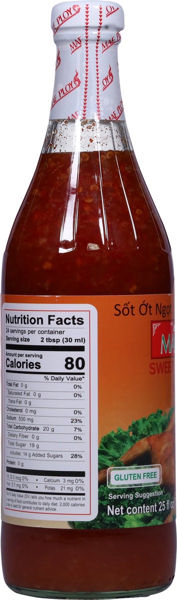 slide 7 of 14, Mae Ploy Sweet Chilli Sauce, 32 oz