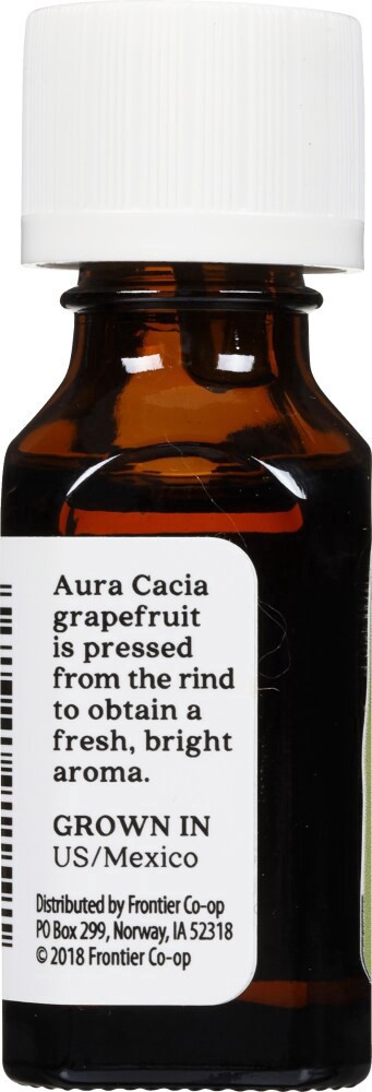 slide 3 of 6, Aura Cacia Grapefuit Essential Oil, 0.5 oz