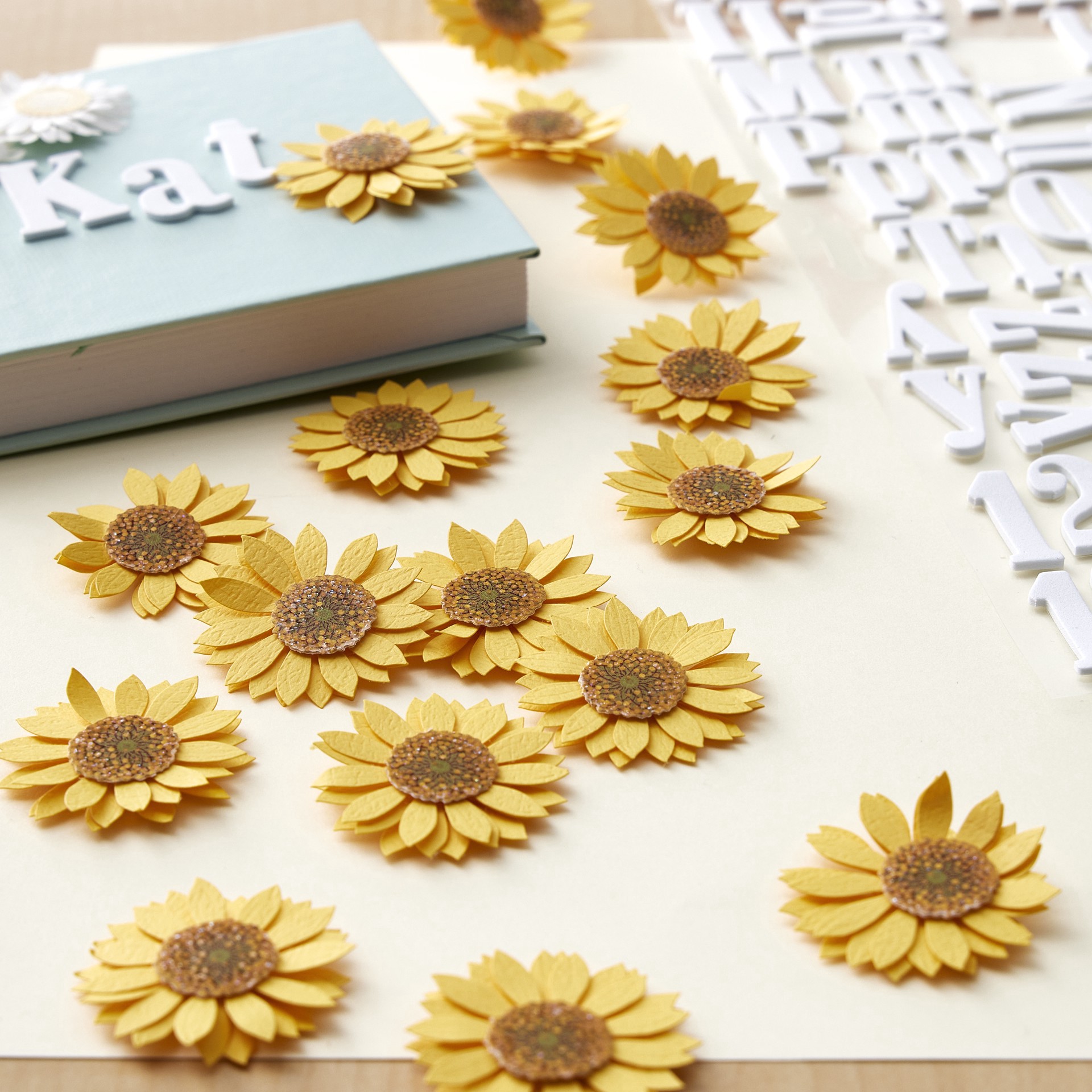 slide 2 of 2, Recollections Signature Sunflower Stickers, 1 ct