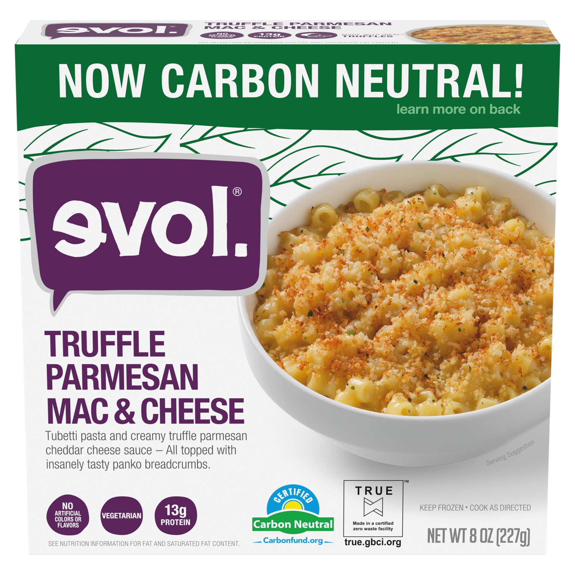 slide 1 of 21, EVOL Truffle Parmesan Mac & Cheese 8 oz, 8 oz