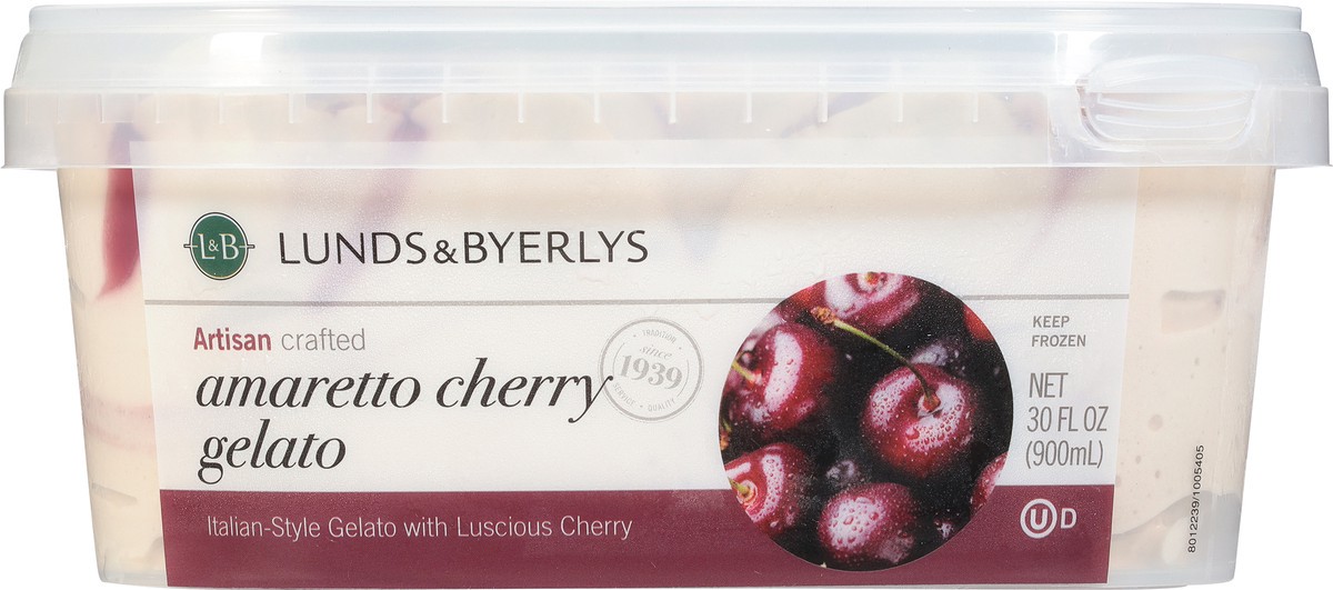 slide 12 of 13, Lunds & Byerlys Amaretto Cherry Gelato 30 fl oz, 30 fl oz