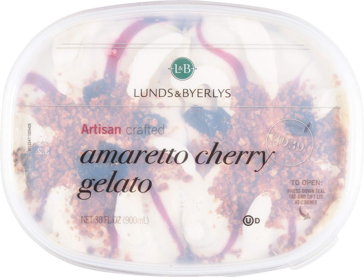 slide 9 of 13, Lunds & Byerlys Amaretto Cherry Gelato 30 fl oz, 30 fl oz