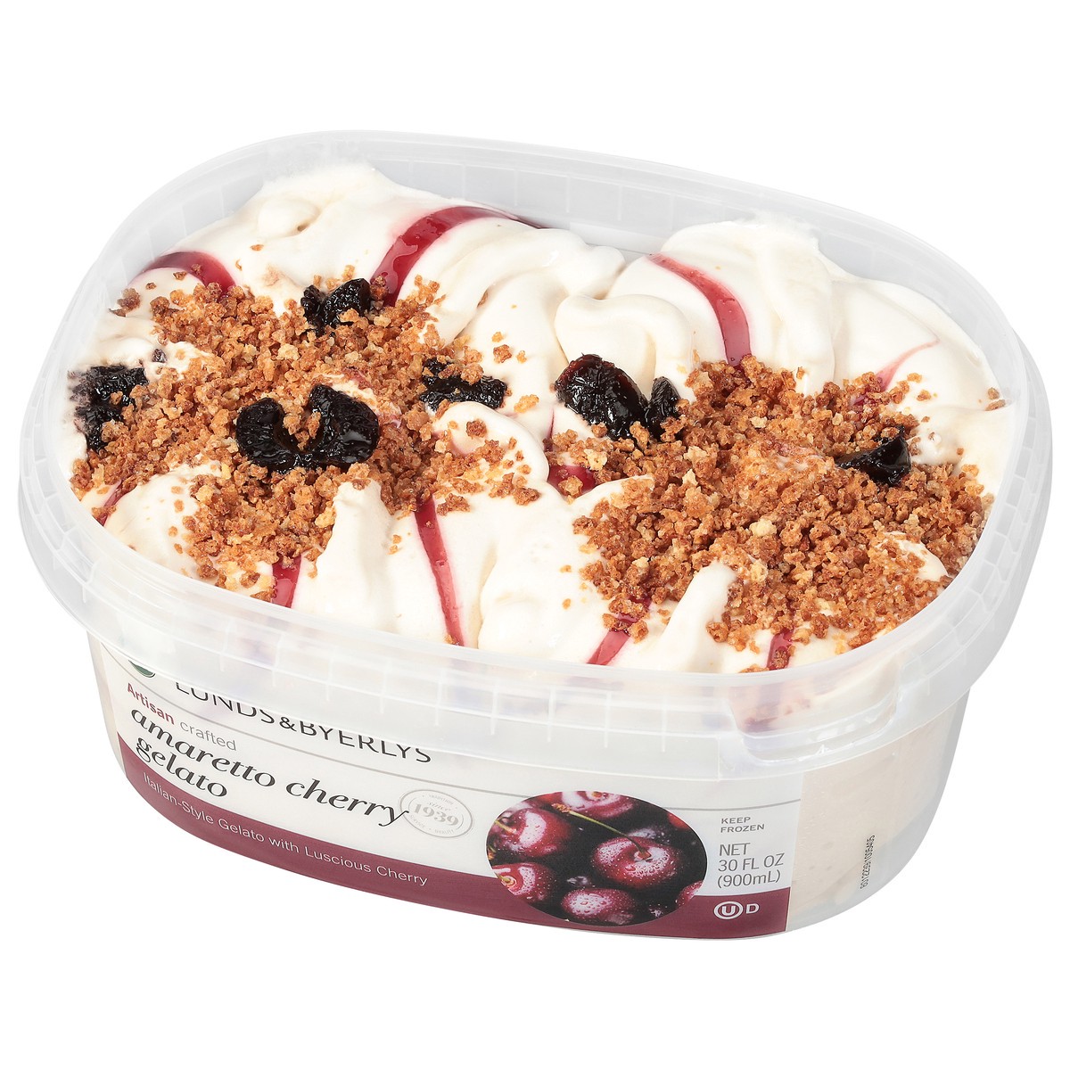 slide 11 of 13, Lunds & Byerlys Amaretto Cherry Gelato 30 fl oz, 30 fl oz