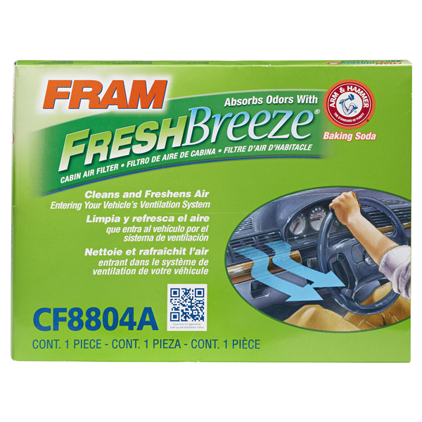 slide 1 of 6, Fram Fresh Breeze Cabin Air Filter CF8804A, 1 ct