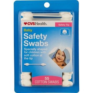 slide 1 of 1, CVS Health Baby Safety Swabs, 55 Ct, 1 ct