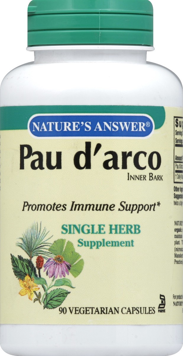 slide 2 of 2, Nature's Answer Pau D'arco Inner Bark, 90 ct