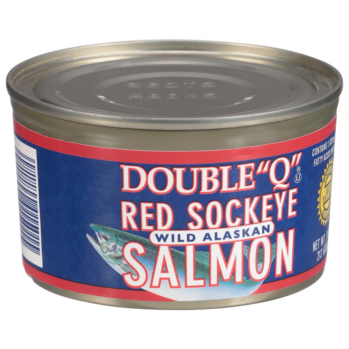 slide 3 of 9, Double Q Red Sockeye Wild Alaskan Salmon 7.5 oz, 7.5 oz