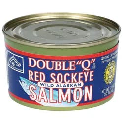Double Q Wild Alaskan Red Sockeye Salmon 7.5 oz