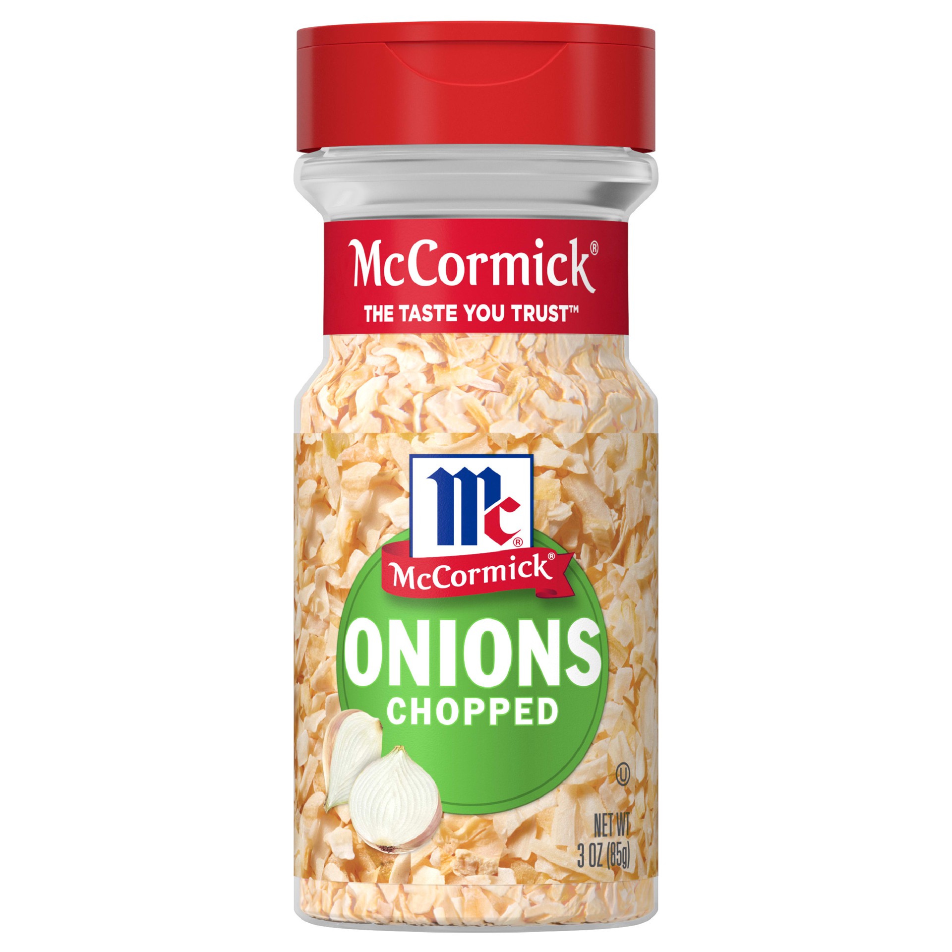 slide 1 of 5, McCormick Onions - Chopped, 3 oz