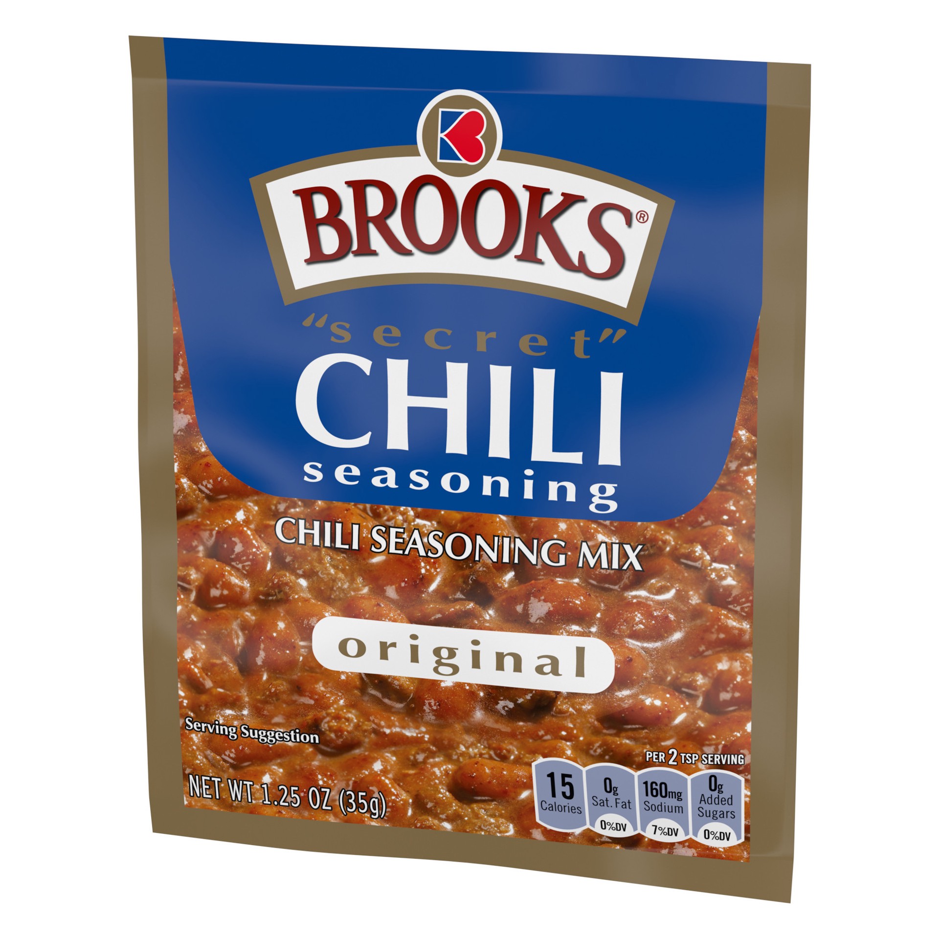 slide 5 of 5, Brooks Secret Original Chili Seasoning Mix 1.25 oz, 1 oz