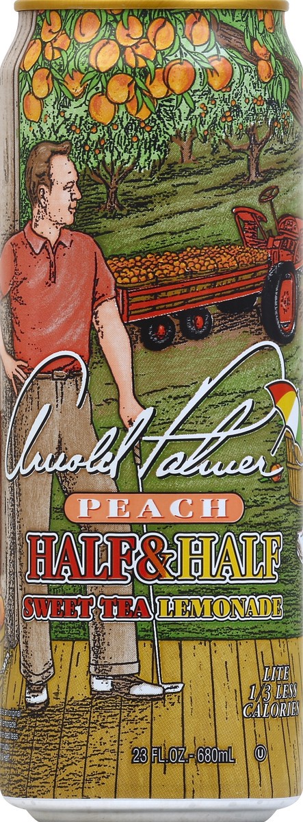 slide 4 of 4, Arizona Peach Half And Half Sweet Tea - 23 oz, 23 fl oz