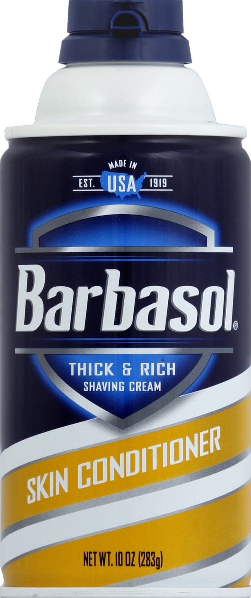 slide 2 of 3, Barbasol Thick & Rich Shaving Cream Skin Conditioner, 10 oz