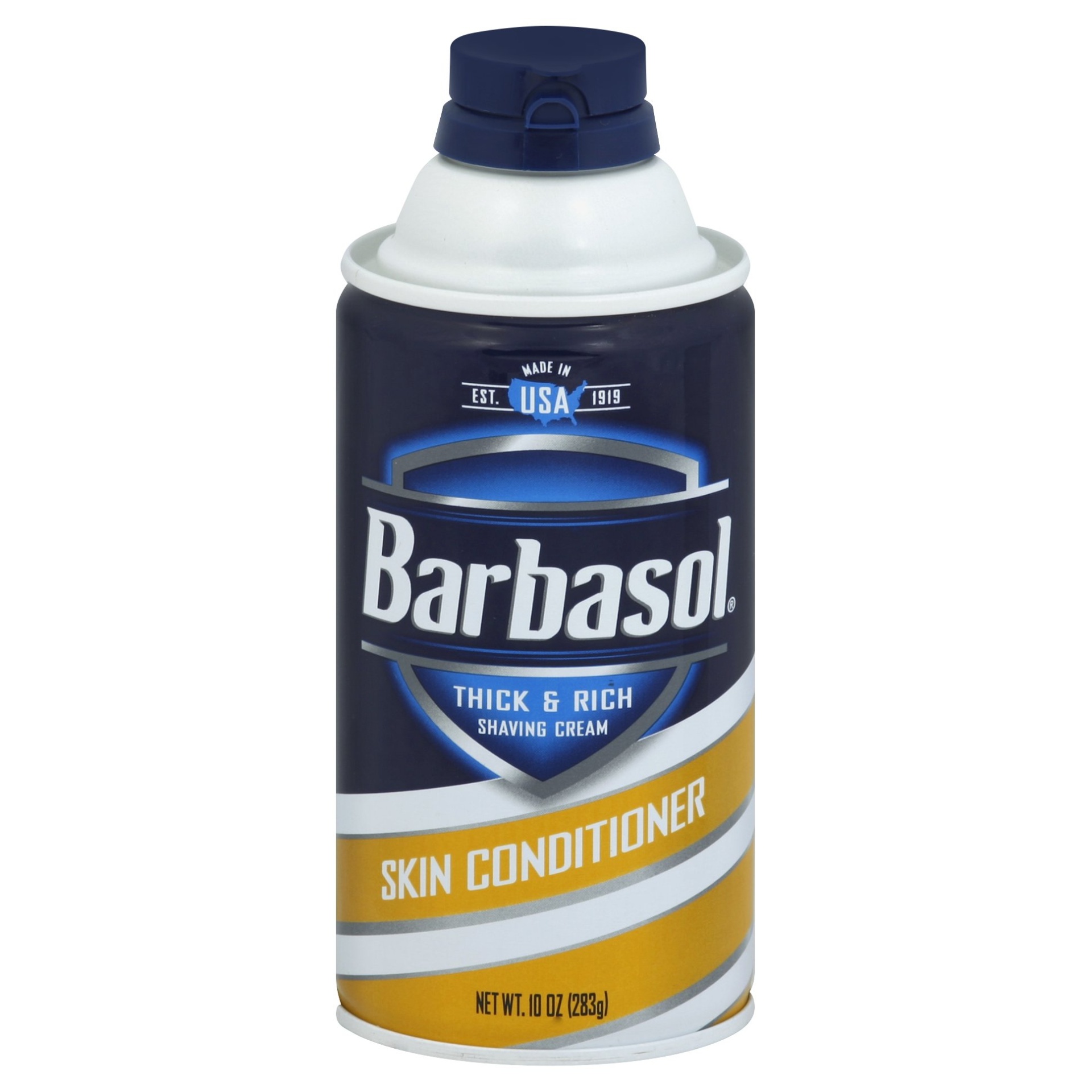 slide 1 of 3, Barbasol Thick & Rich Shaving Cream Skin Conditioner, 10 oz