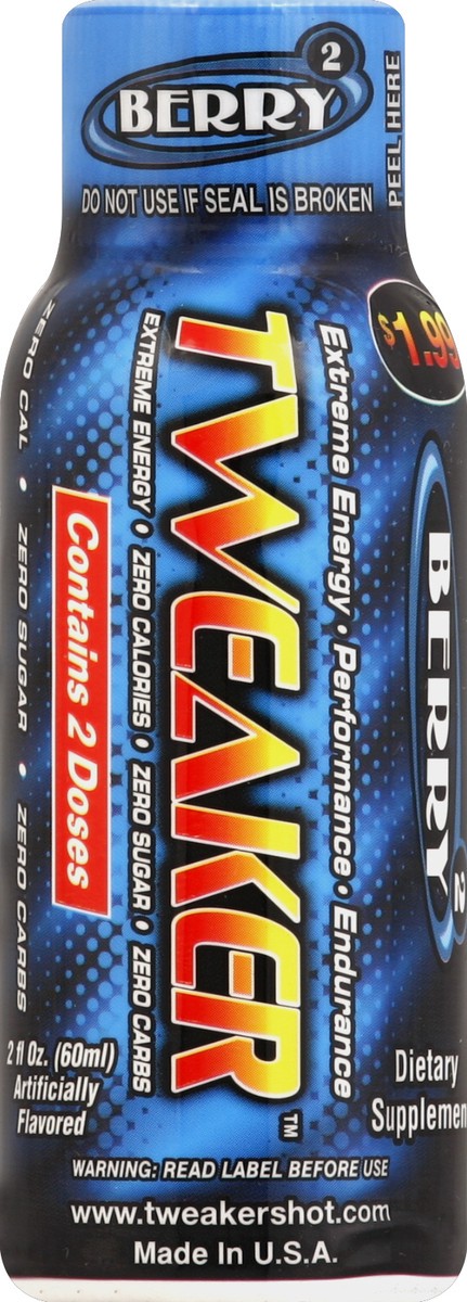 slide 2 of 4, Tweaker Energy Shot Berry - 2 fl oz, 2 fl oz