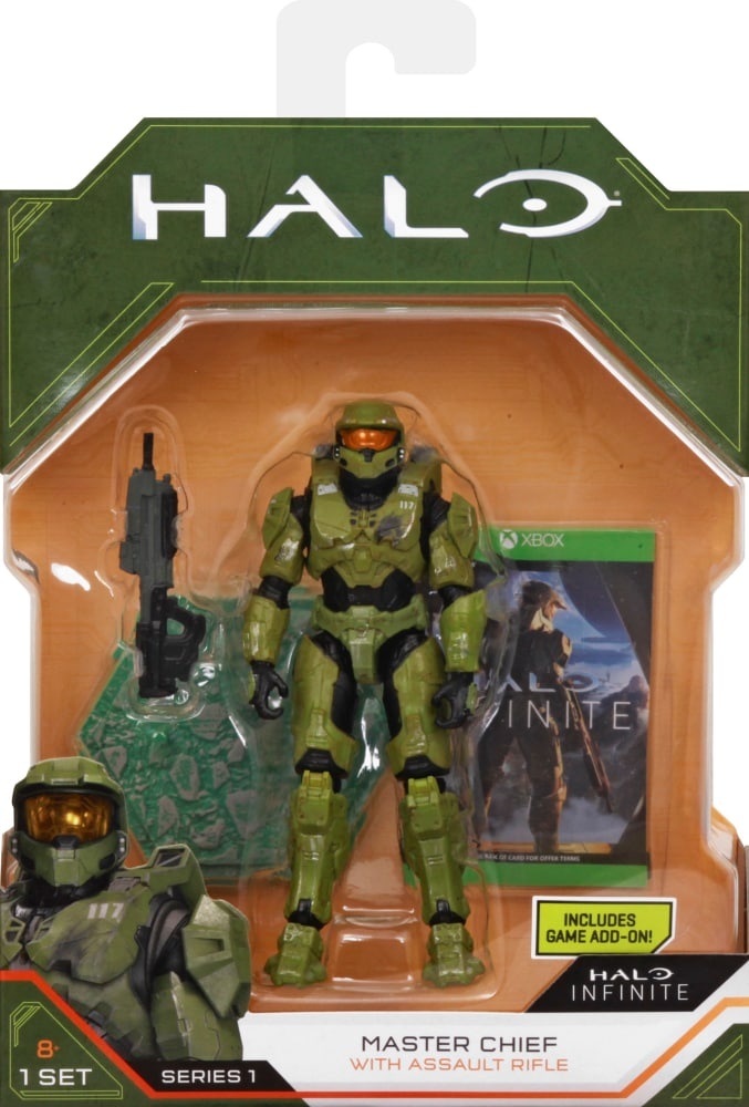 slide 1 of 1, Halo Master Chief With Assault Rifle Figurine, 1 ct
