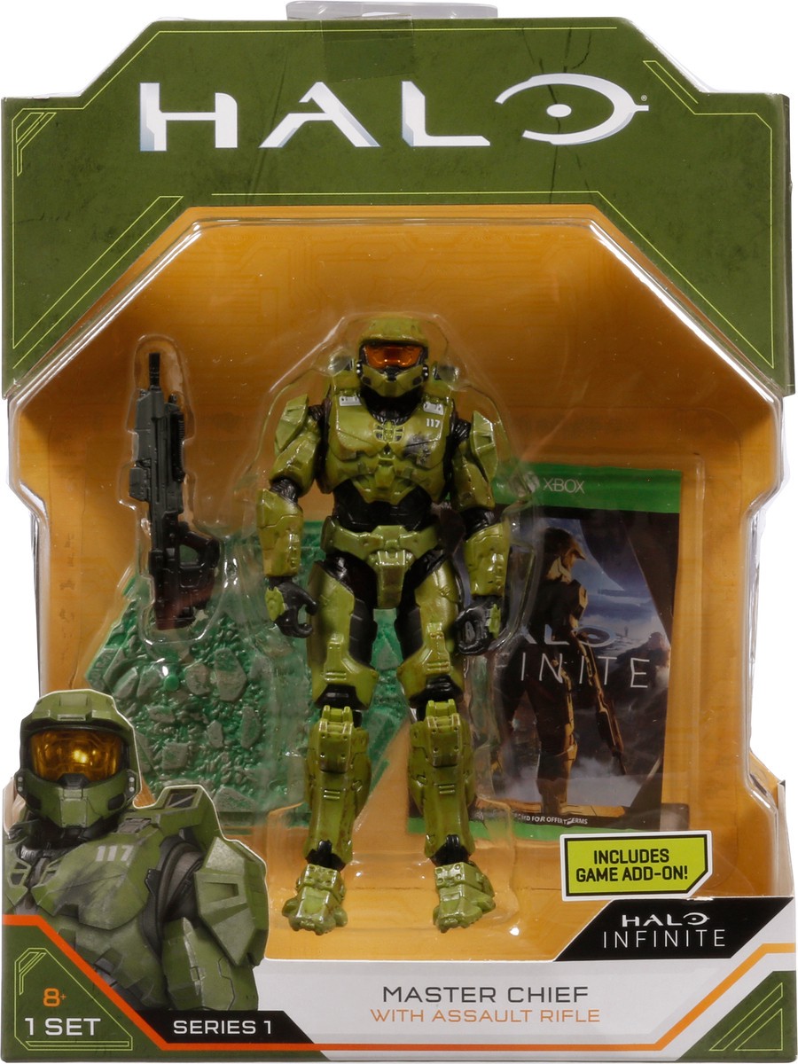 slide 6 of 9, Halo Series 1 Infinite Master Chief with Assault Rifle 1 ea, 1 ea