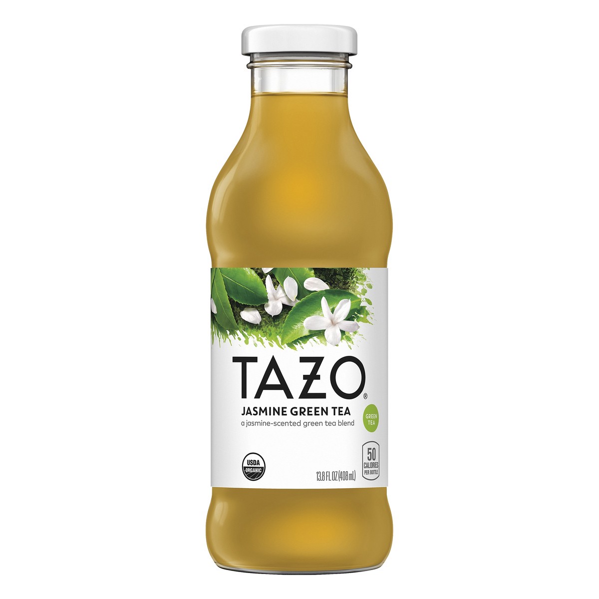 slide 1 of 6, Tazo Jasmin Green Tea 13.8 Fl Oz Bottle, 13.8 oz