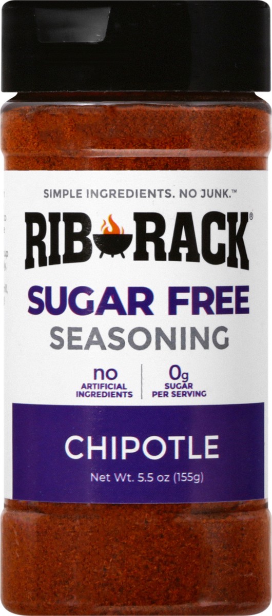 slide 1 of 13, Rib Rack Sugar Free Chipotle Seasoning - 5.5 oz, 5.5 oz