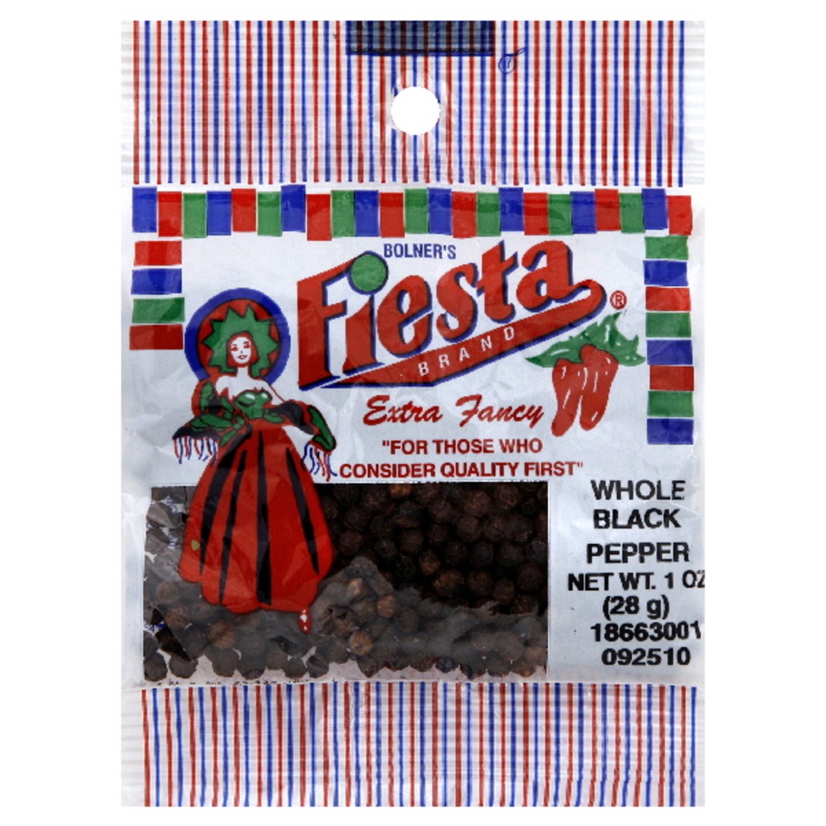 slide 2 of 2, Fiesta Spice Whole Black Pepper, 1 oz