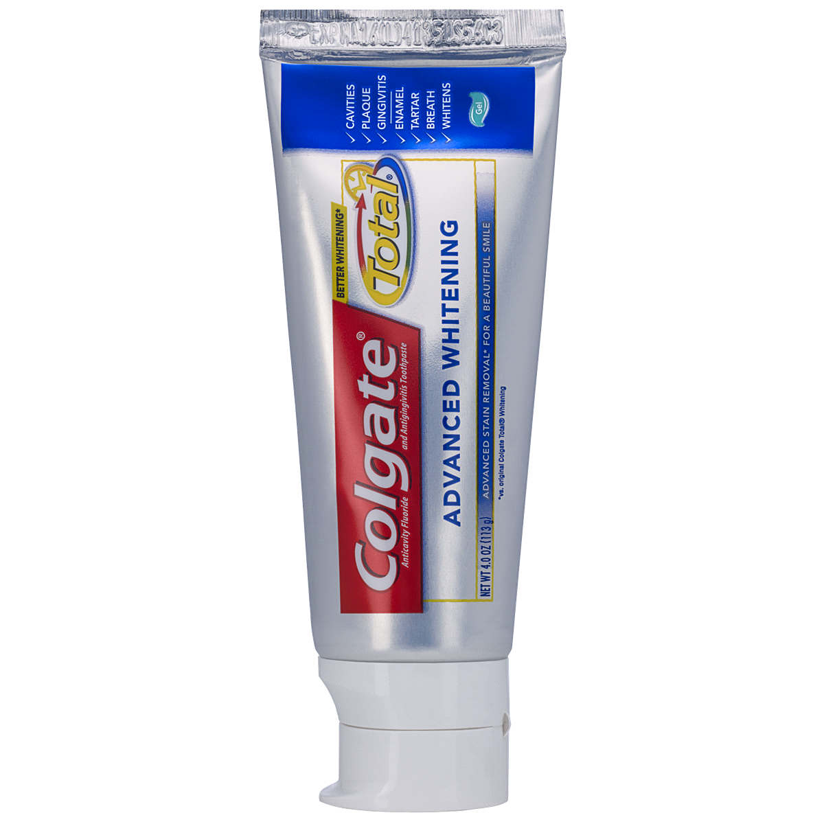 slide 2 of 2, Colgate Total Advanced Whitening Gel Toothpaste, 4 oz