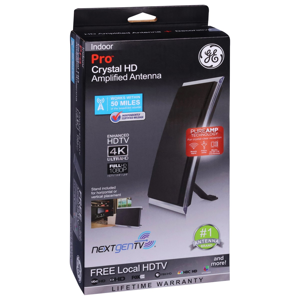 slide 2 of 9, Ge Pro Crystal Hd Amplified Antenna, 1 ct