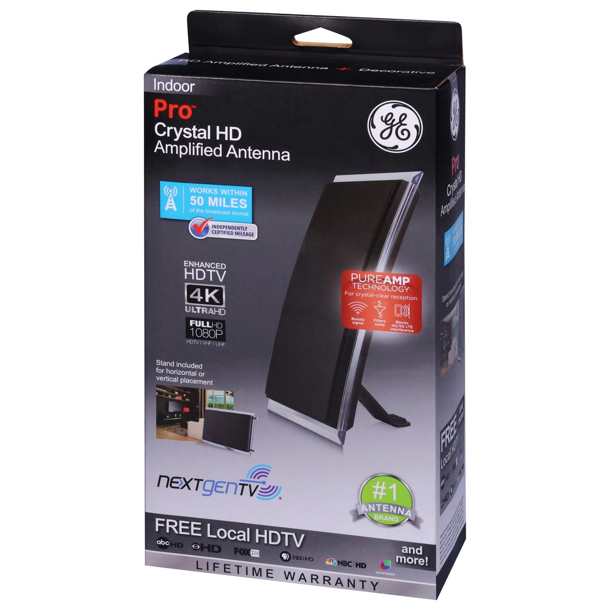 slide 7 of 9, Ge Pro Crystal Hd Amplified Antenna, 1 ct