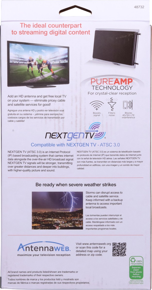 slide 9 of 9, Ge Pro Crystal Hd Amplified Antenna, 1 ct