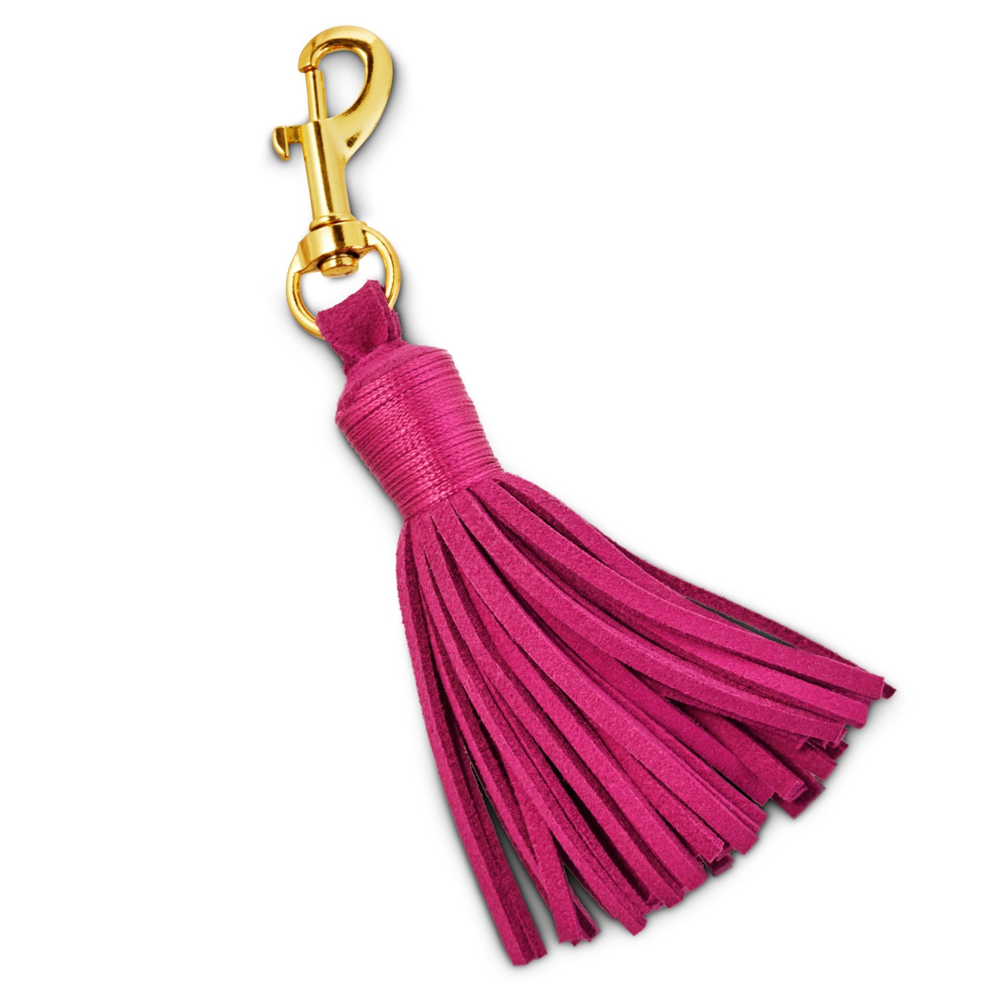 slide 1 of 1, Bond & Co. Pink Tassel Dog Leash Accessory, LG