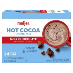 Meijer Hot Cocoa Pods, 24 Ct