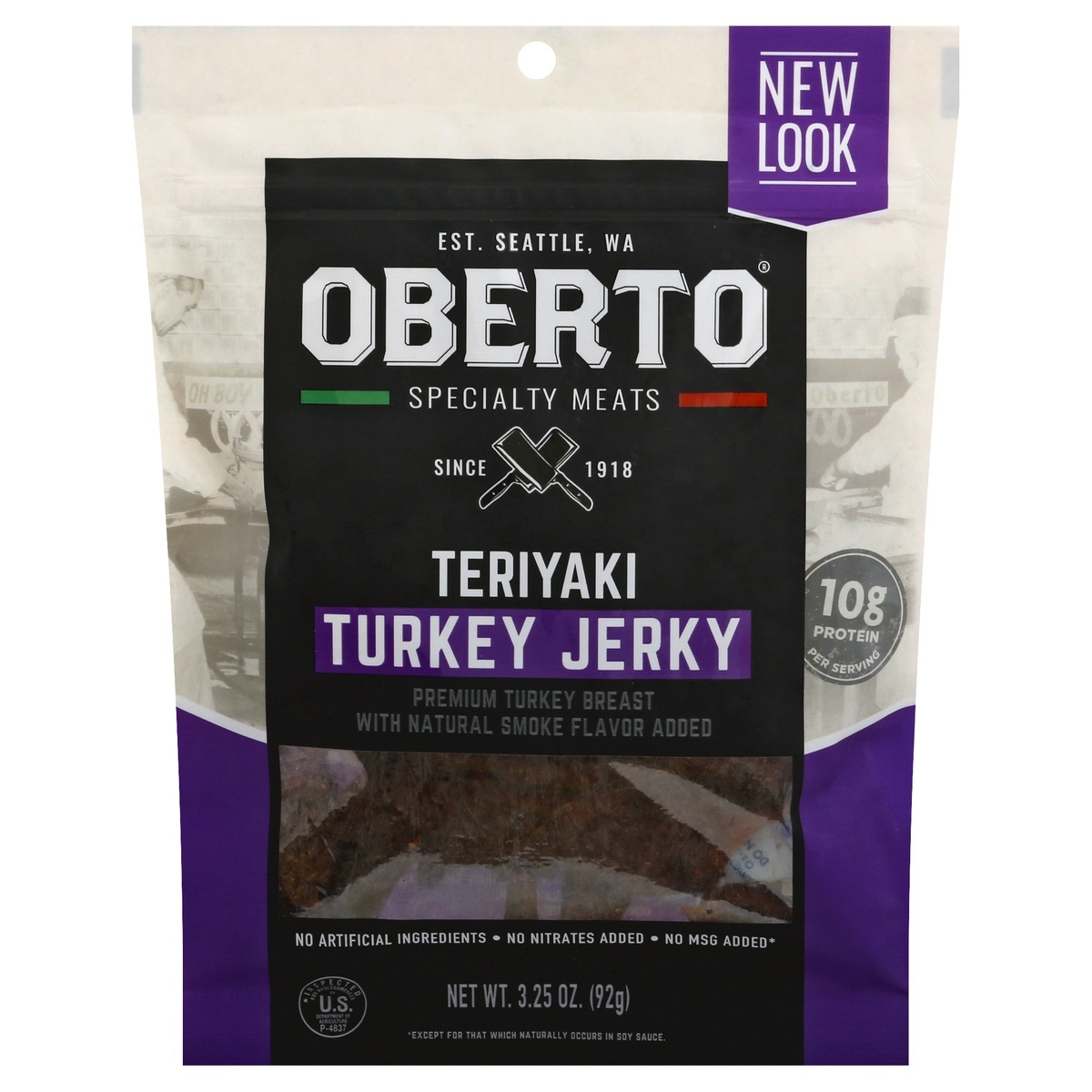 slide 1 of 9, Oberto Teriyaki Turkey Jerky 3.25 oz, 3.25 oz