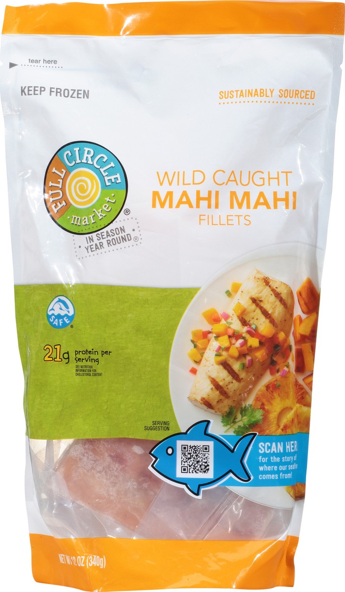 slide 9 of 16, Full Circle Market Mahi Mahi Fillets 12 oz, 12 oz