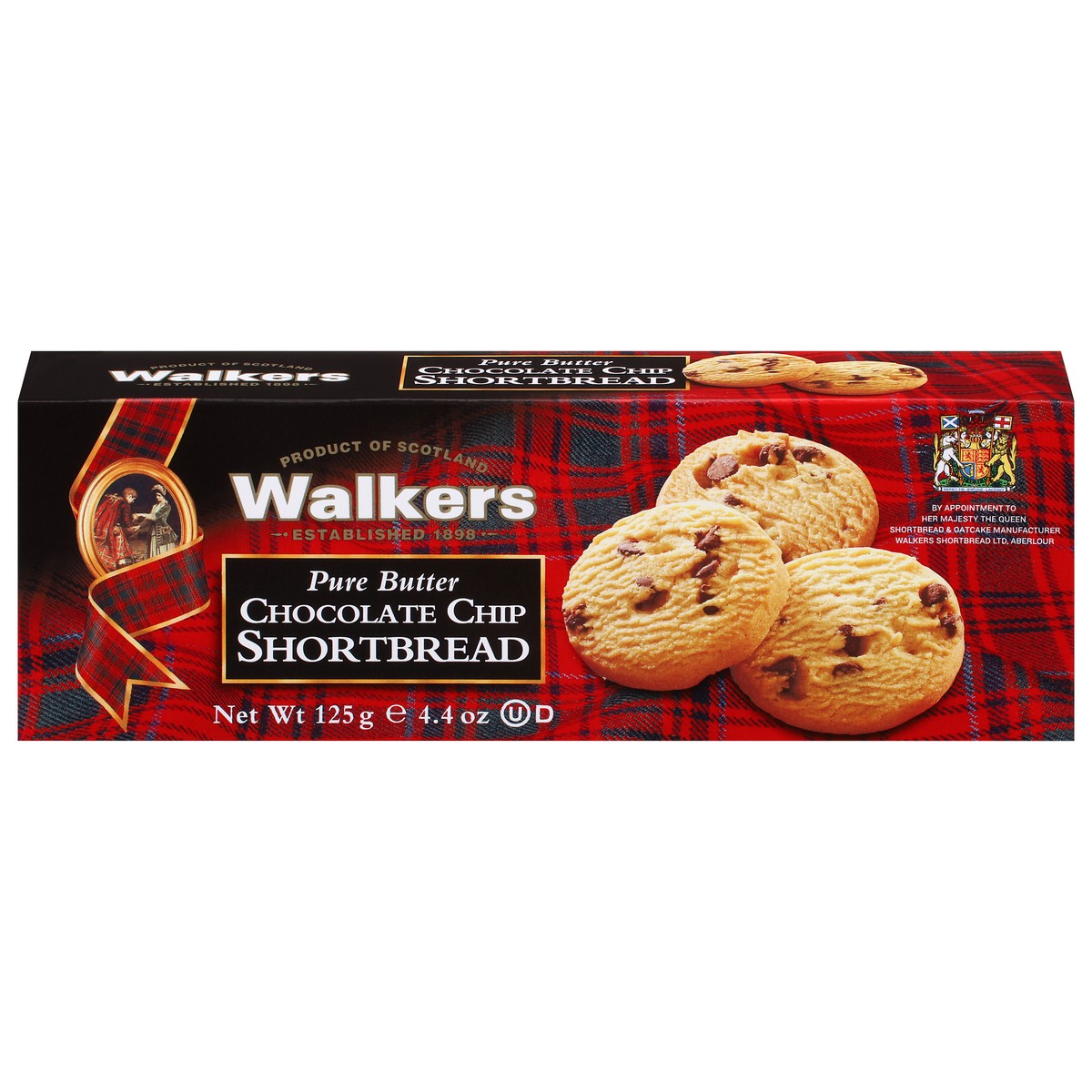 slide 1 of 9, Walker's Pure Butter Chocolate Chip Shortbread 4.4 oz, 4.4 oz