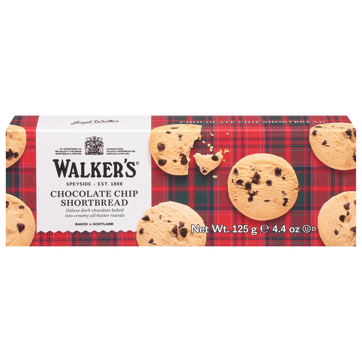 slide 1 of 9, Walker's Chocolate Chip Shortbread 4.4 oz, 4.4 oz