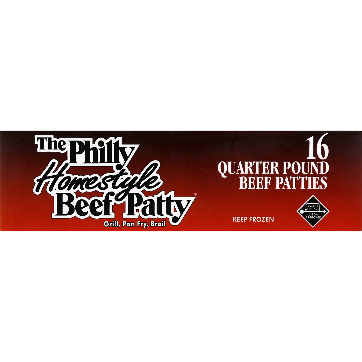 slide 2 of 13, The Philly Homestyle Beef Patty Beef Patties 16 ea, 16 ct