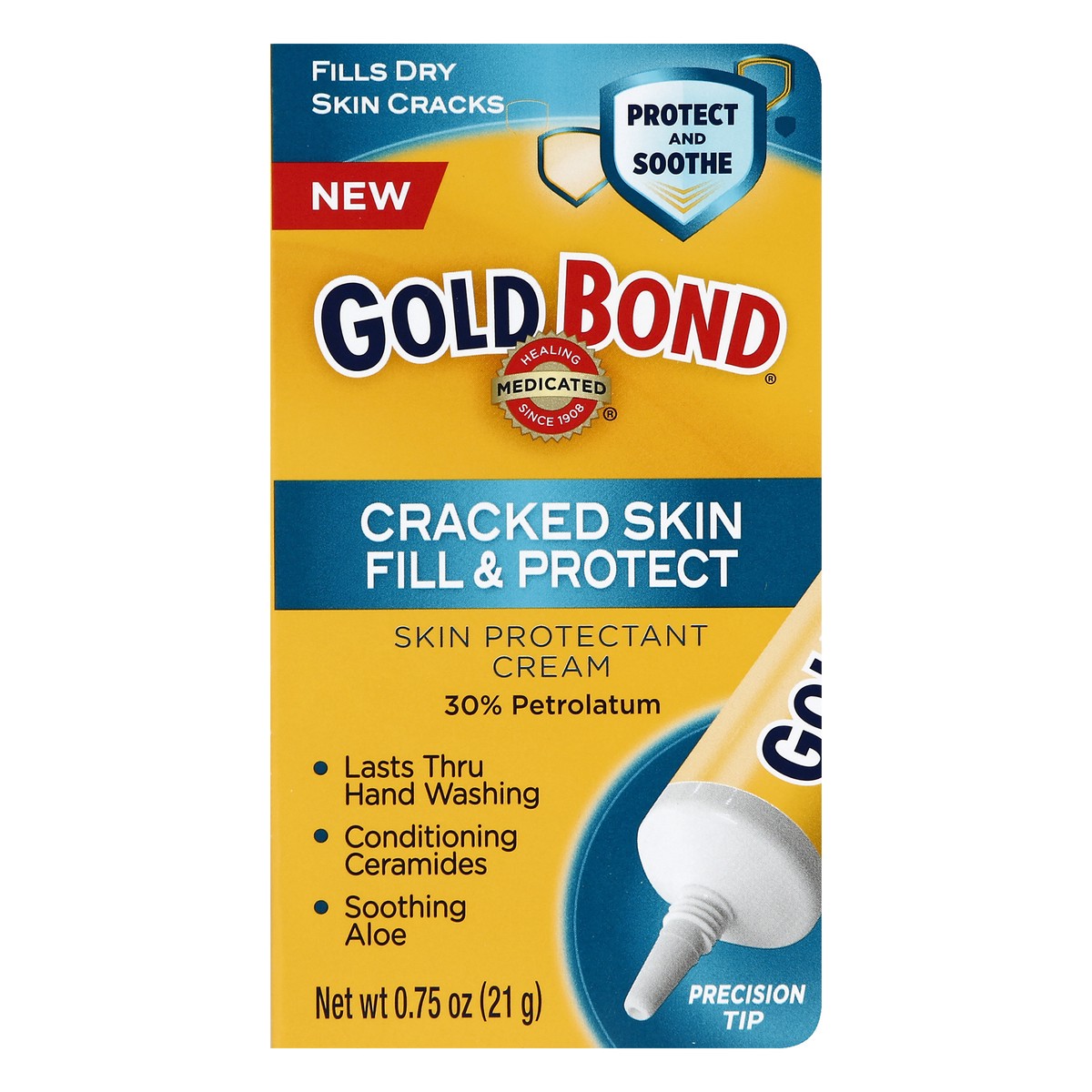 slide 1 of 7, Gold Bond Cracked Skin Cream, 0.75 oz