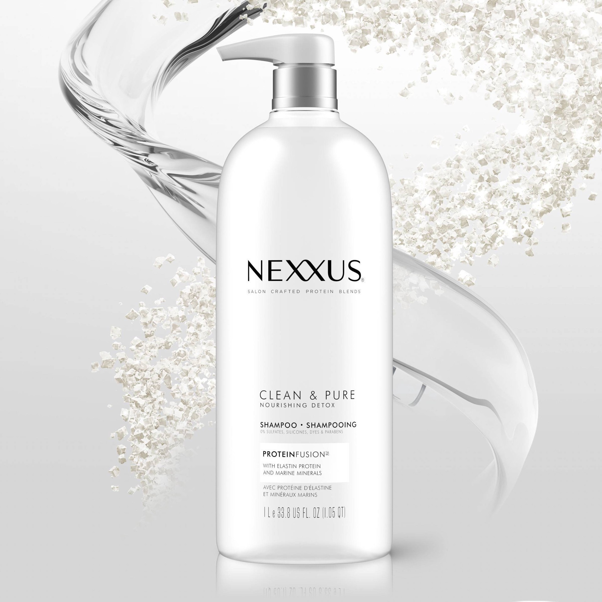 slide 2 of 7, Nexxus Clean and Pure Clarifying Shampoo, With ProteinFusion,, 33.8 oz, 33.8 oz