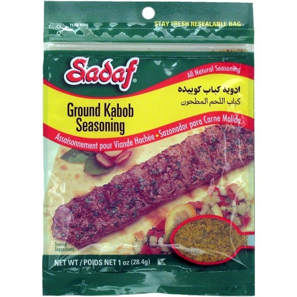 slide 1 of 1, Sadaf Ground Meat Kabob Seasoning, 1 oz
