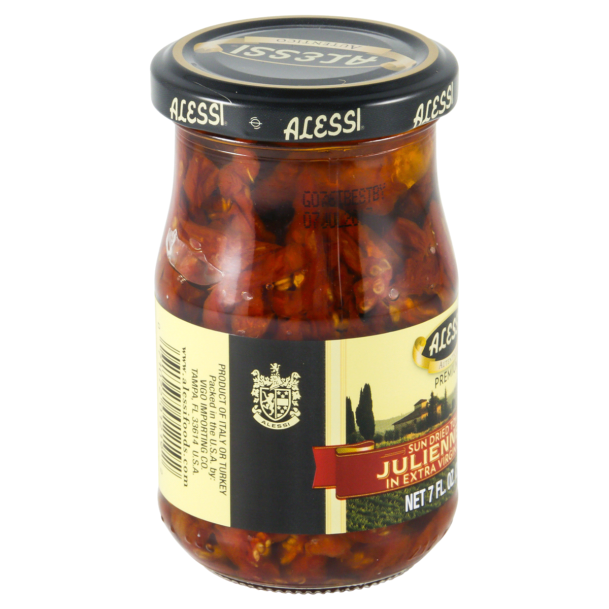 slide 2 of 4, Alessi Julienne Cut Sundried Tomatoes In Extra Virgin Olive Oil, 7 oz