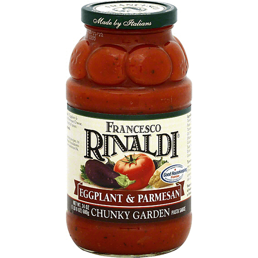 slide 1 of 1, Francesco Rinaldi Pasta Sauce, Chunky Garden, Eggplant & Parmesan, 24 oz