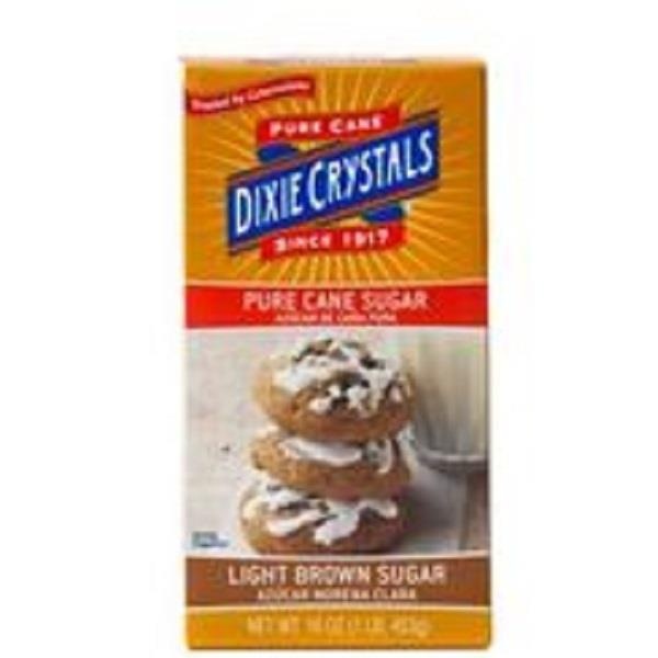 slide 1 of 1, Dixie Crystals Light Brown Sugar, 16 oz