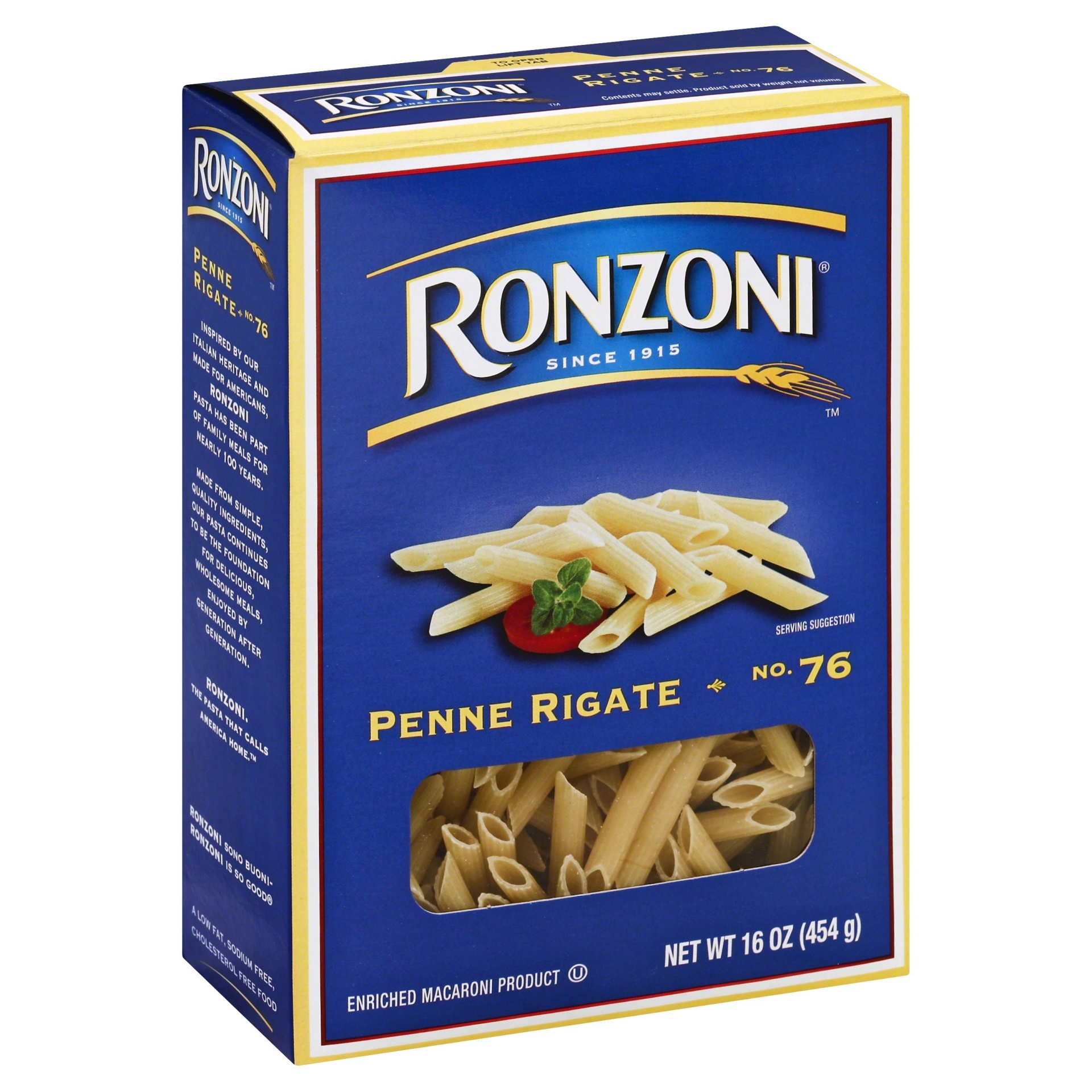 slide 1 of 8, Ronzoni Penne Rigate, 16 oz