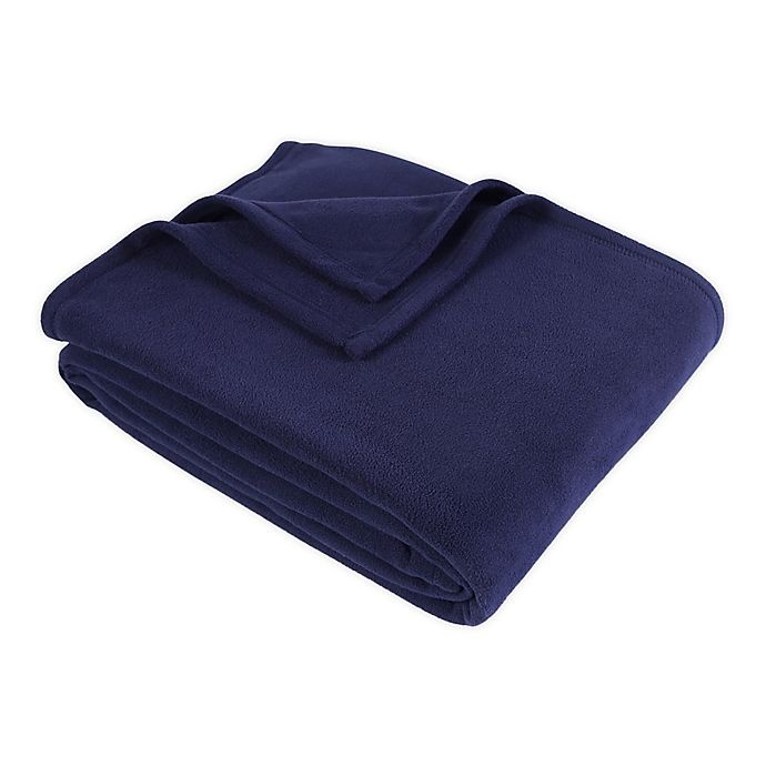 slide 1 of 1, Berkshire Blanket Original Microfleece Twin Blanket - Midnight, 1 ct