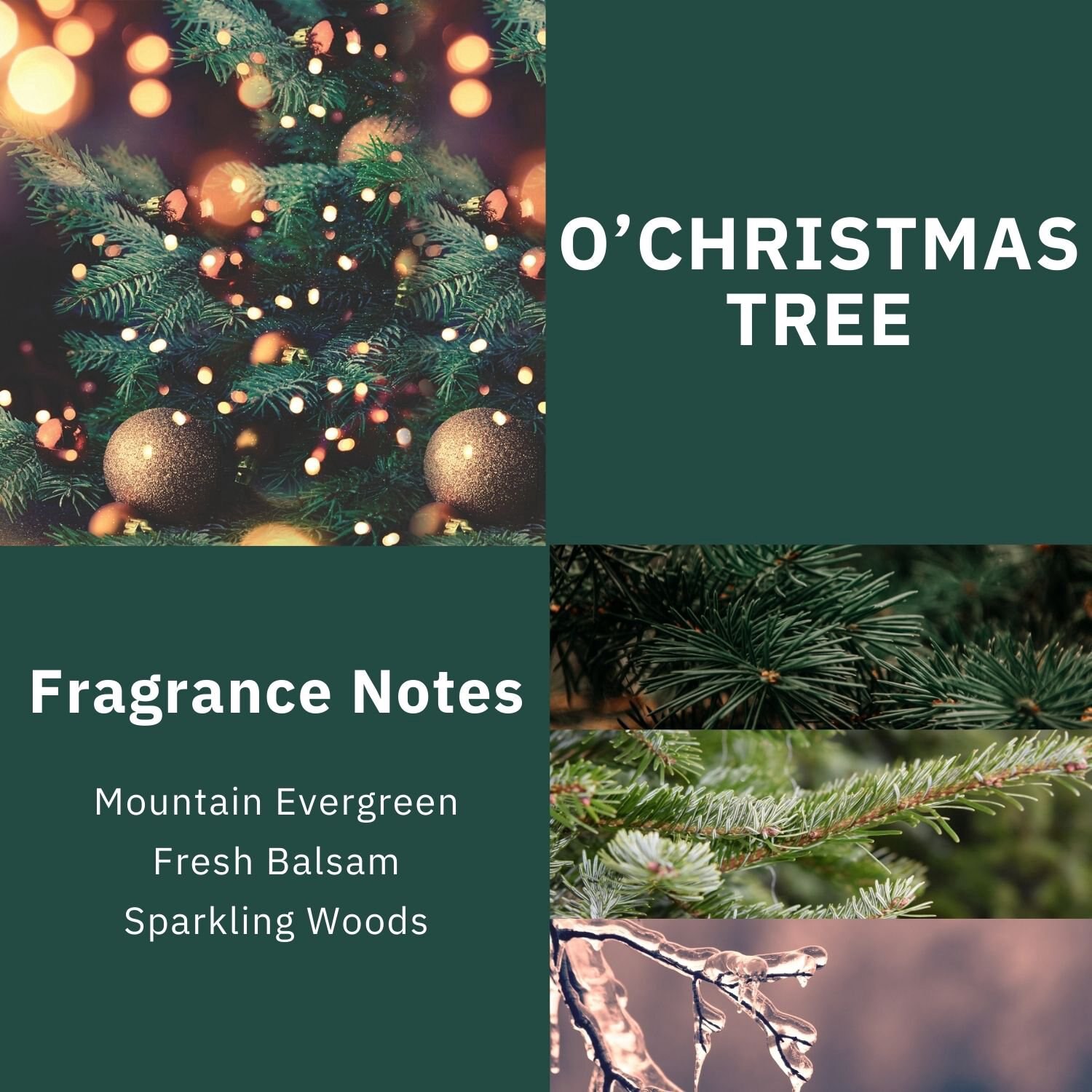 slide 4 of 4, Scentworx Slatkin + Co. 3-Wick Candle, O'christmas Tree, 14.5 Oz, 14.5 oz