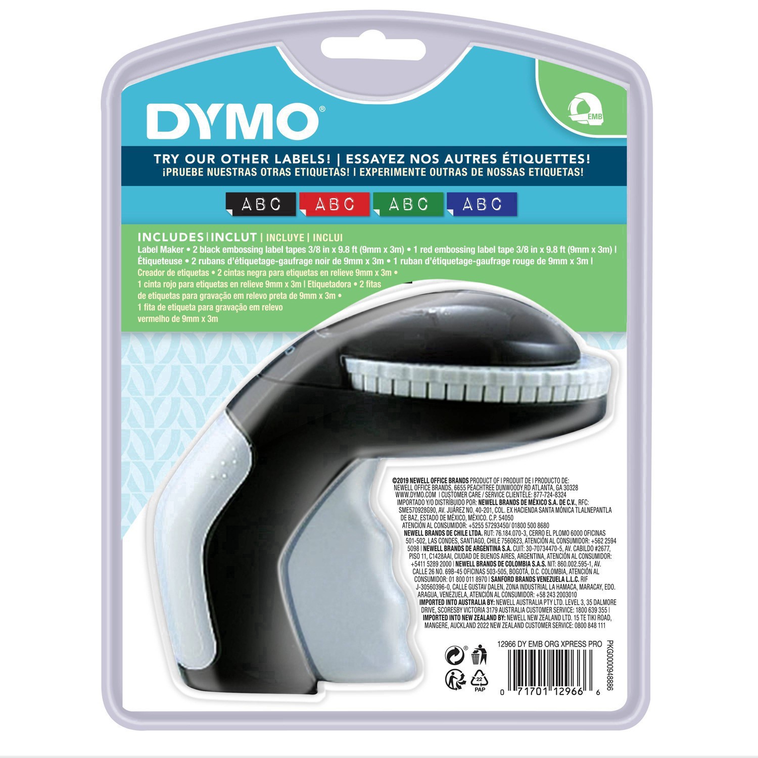slide 19 of 43, DYMO Organizer Express Pro Embossed Label Maker, 1 ct