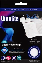Woolite 2 Pack Mesh Wash Bags 2 ea