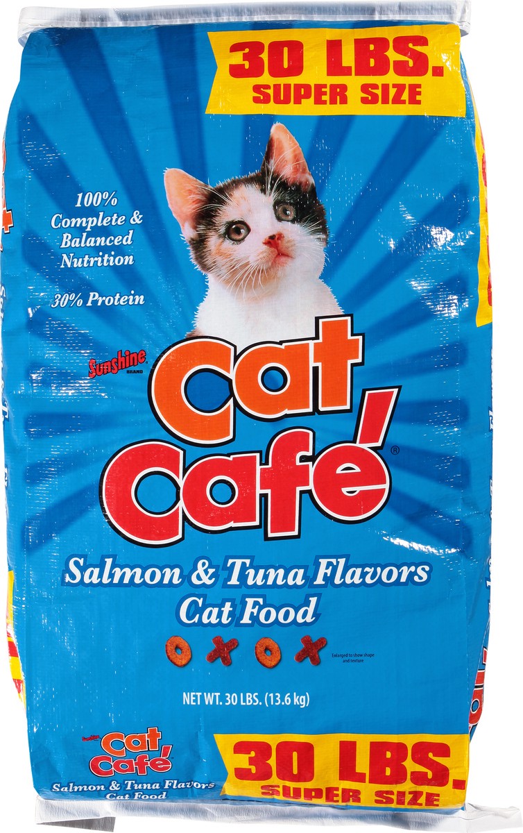 slide 4 of 11, Cat Cafe Super Size Salmon & Tuna Flavors Cat Food 30 lb, 30 lb