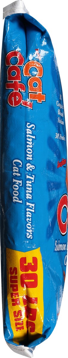 slide 8 of 11, Cat Cafe Super Size Salmon & Tuna Flavors Cat Food 30 lb, 30 lb