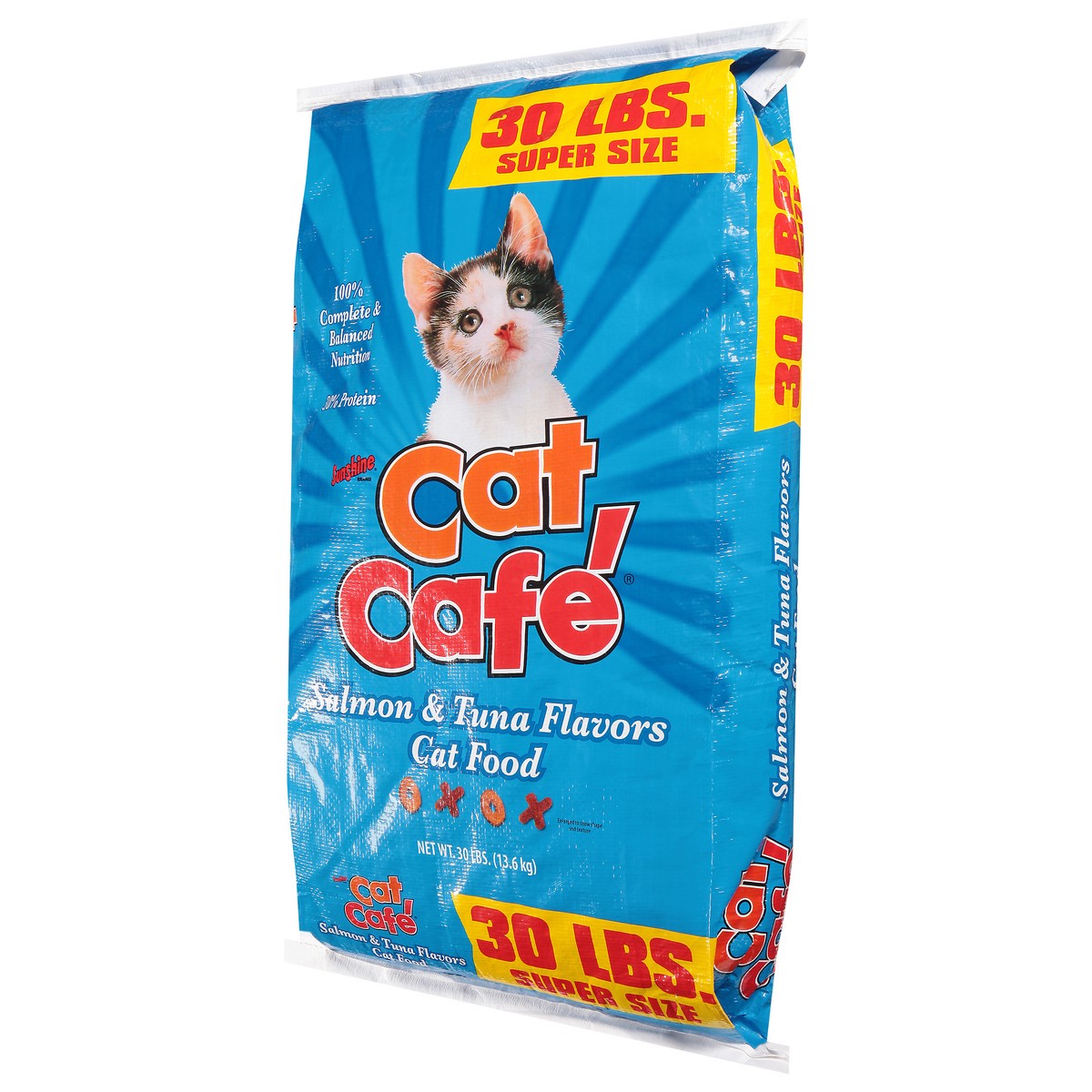 slide 2 of 11, Cat Cafe Super Size Salmon & Tuna Flavors Cat Food 30 lb, 30 lb